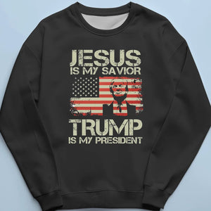 Jesus Is My Savior - US Election Unisex T-shirt, Premium T-shirt, Hoodie, Sweatshirt