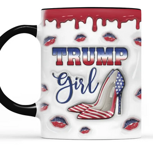 This Girl Loves The Former President - US Elections 3D Inflated Effect Printed Mug - Gift For Best Friends, BFF, Sisters