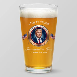 We Don't Just Cheer, We Lead - US Election Beer Glass