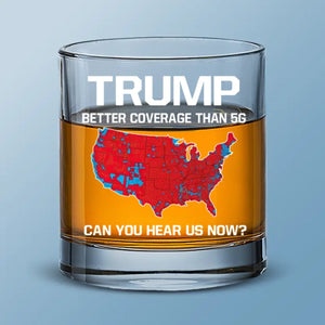 United People Are A Powerful Force - US Election Whiskey Glass - Christmas Gift For Conservative Supporters