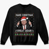 Christmas Is Greater When He's Back In Office - US Election Unisex T-shirt, Premium T-shirt, Hoodie, Sweatshirt