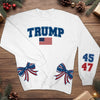 Celebrating A New Era Of Leadership - US Election Side Bow Sweatshirt - Gift For Conservative Supporters