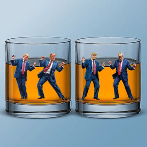 Let’s Dance - US Election Whiskey Glass - Gift For Conservative Supporters