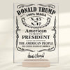 Change Is Possible When We Stand United - US Election Rectangle Shaped Acrylic Plaque - Gift For Conservative Supporters