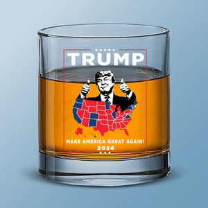 The Promise Of A New Era - US Election Whiskey Glass - Gift For Conservative Supporters