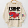 A Bright Future Awaits Us - US Elections Unisex Sweatshirt With Design On Sleeve