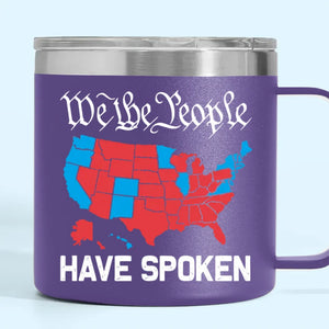 The Future Looks Bright - US Election 14oz Stainless Steel Tumbler With Handle