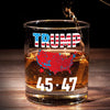 New Nation, New Vision - US Election Whiskey Glass - Gift For Conservative Supporters