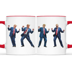 Ready To Dance And Celebrate The Holidays - US Elections Accent Mug