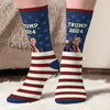 Celebrate Every Step Forward - US Election Middle Tube Socks - Gift For Conservative Supporters