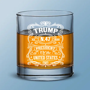 Join The Celebration Of Hope - US Election Whiskey Glass - Gift For Conservative Supporters