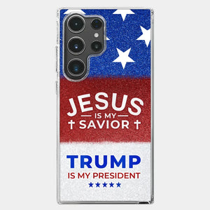 We Have Jesus, We Have New President - US Election Clear Phone Case - Gift For Conservative Supporters