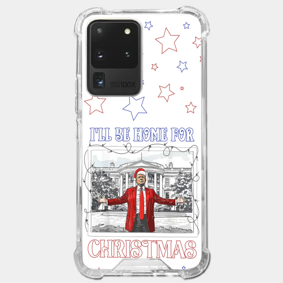 Home For Christmas - US Election Clear Phone Case - Gift For Conservative Supporters