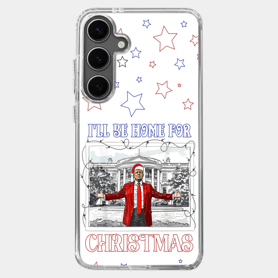 Home For Christmas - US Election Clear Phone Case - Gift For Conservative Supporters