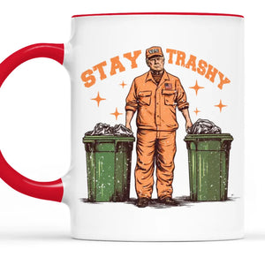 You Stay Trashy, I Stay Flashy - US Elections Accent Mug