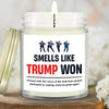 Smells Like Victory - US Election Glass Jar Scented Candle - Gift For Conservative Supporters