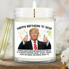 I'm A Fantastic Birthday Wisher - US Election Glass Jar Scented Candle - Birthday Gift, Gift For Conservative Supporters