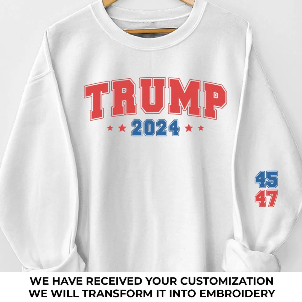 This Is The People's President - US Election Full Embroidered Sweatshirt