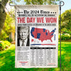 He Will Fight For This Nation - US Election House Flag, Garden Flag