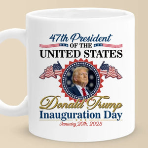 United In Purpose, Unyielding In Strength - US Election Mug - Gift For Conservative Supporters