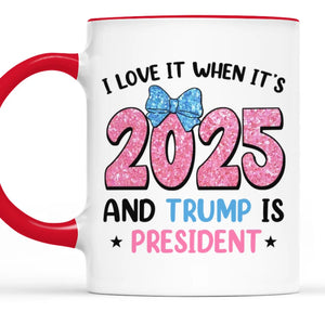 Faith In Our Nation, Hope In Our Future - US Elections Accent Mug