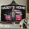 Daddy's Home - US Election Snuggle Blanket, Hoodie Blanket