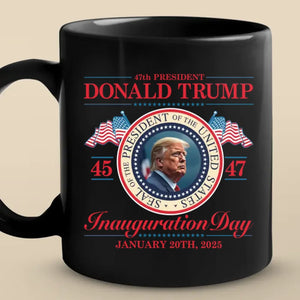 Proud To Have A New President - US Election Black Mug