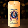 He Will Fight For You - US Election LED Candle - Christmas Gift For Conservative Supporters