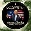 Victory Tastes Sweet - US Election Ceramic Round Shaped Ornament - Gift For Conservative Supporters
