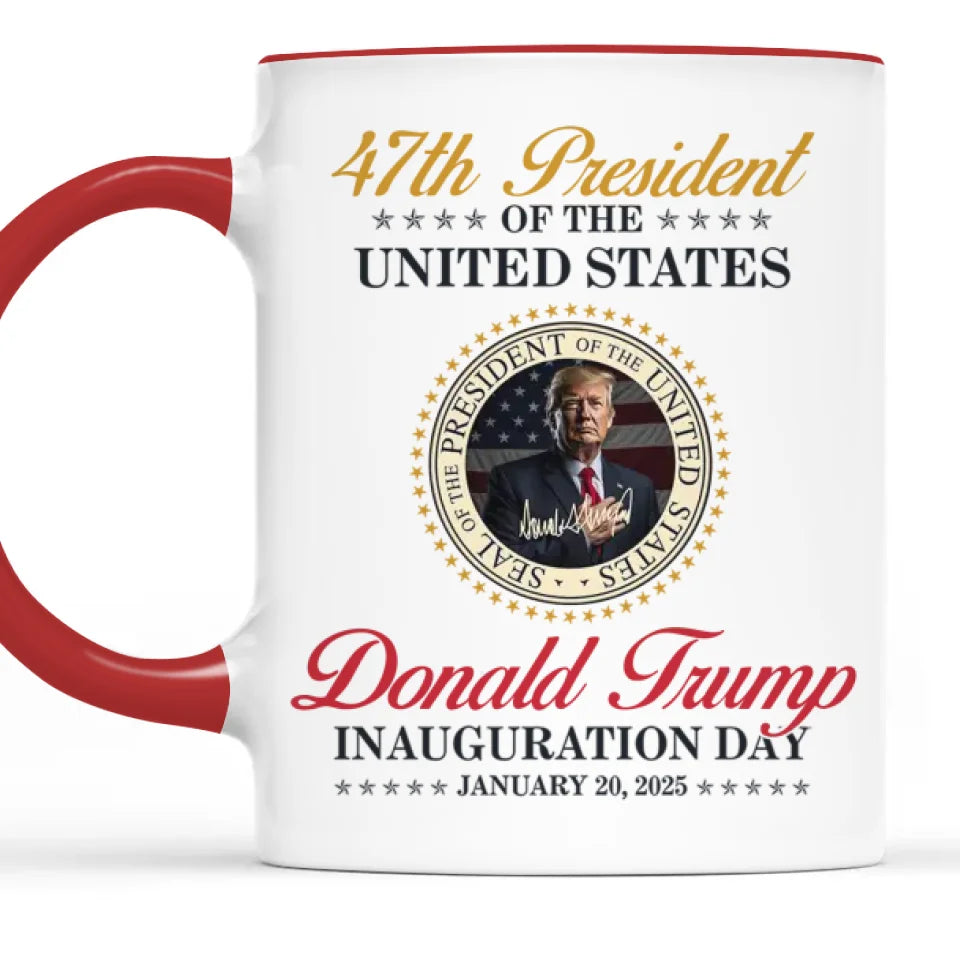 Turning Promises Into Action - US Elections Accent Mug
