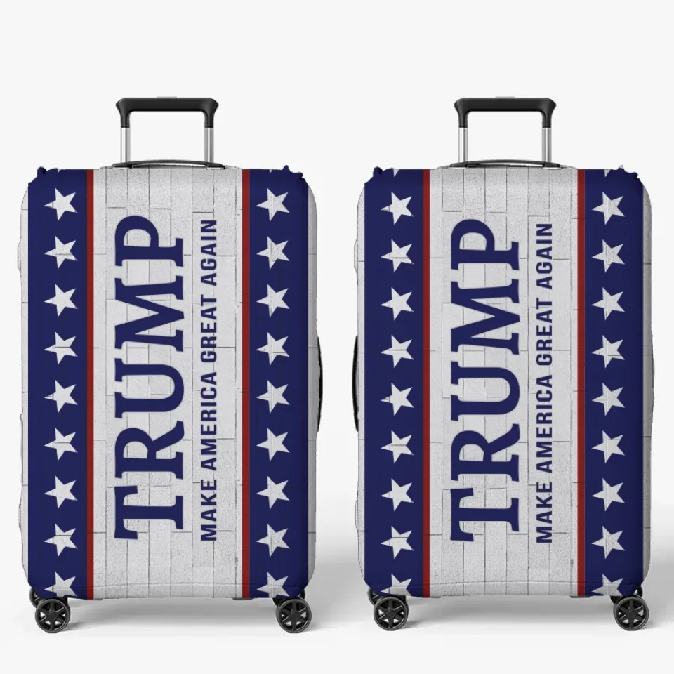 Leading With Passion, Building With Purpose - US Election Luggage Cover - Gift For Conservative Supporters