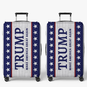 Leading With Passion, Building With Purpose - US Election Luggage Cover - Gift For Conservative Supporters