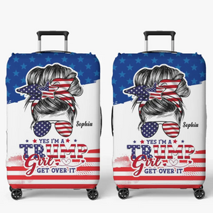 We Did It Together - US Election Luggage Cover - Gift For Best Friends, BFF, Sisters