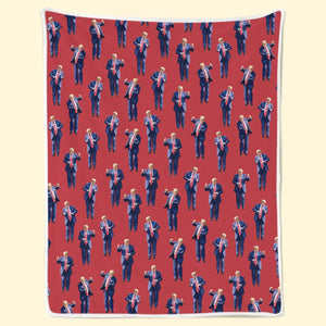 A Victorious Moment To Remember - US Election Blanket