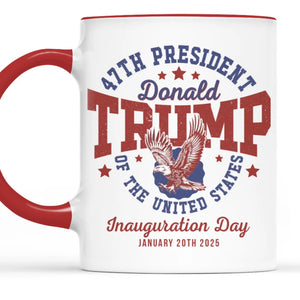 Cheers To The Journey Ahead - US Elections Accent Mug