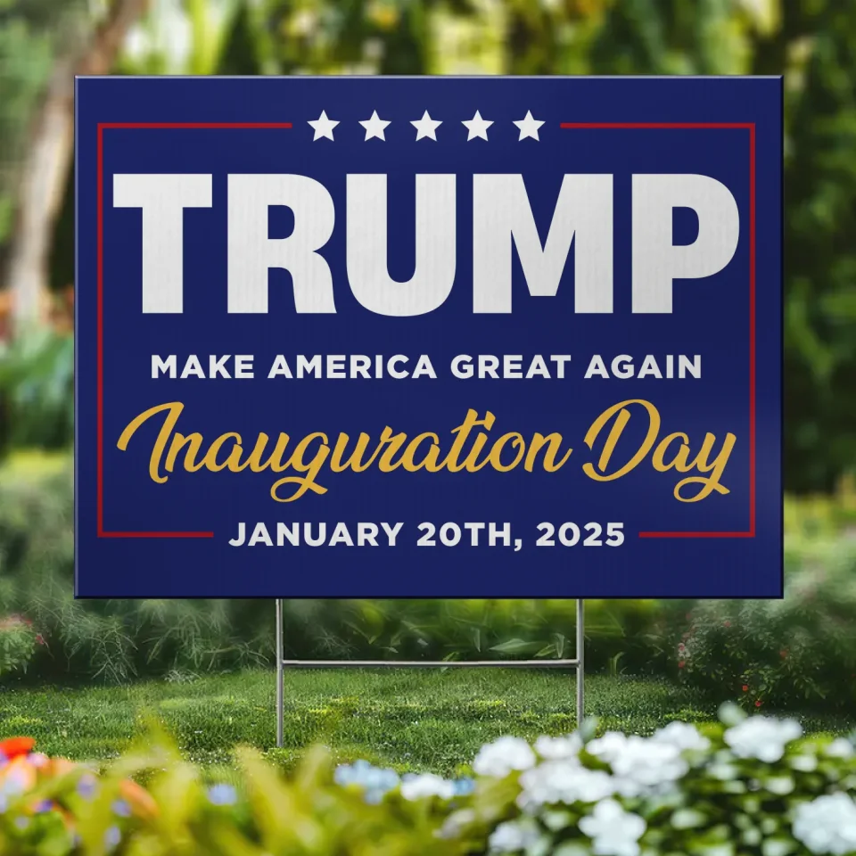 A Bright Future For All - US Elections Yard Sign, Decoration Gift For Conservative Supporters