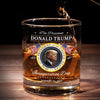 A Nation Reunited And Renewed - US Election Whiskey Glass - Gift For Conservative Supporters