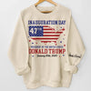 Leadership You Can Count On - US Elections Unisex Sweatshirt, Hoodie With Design On Sleeve