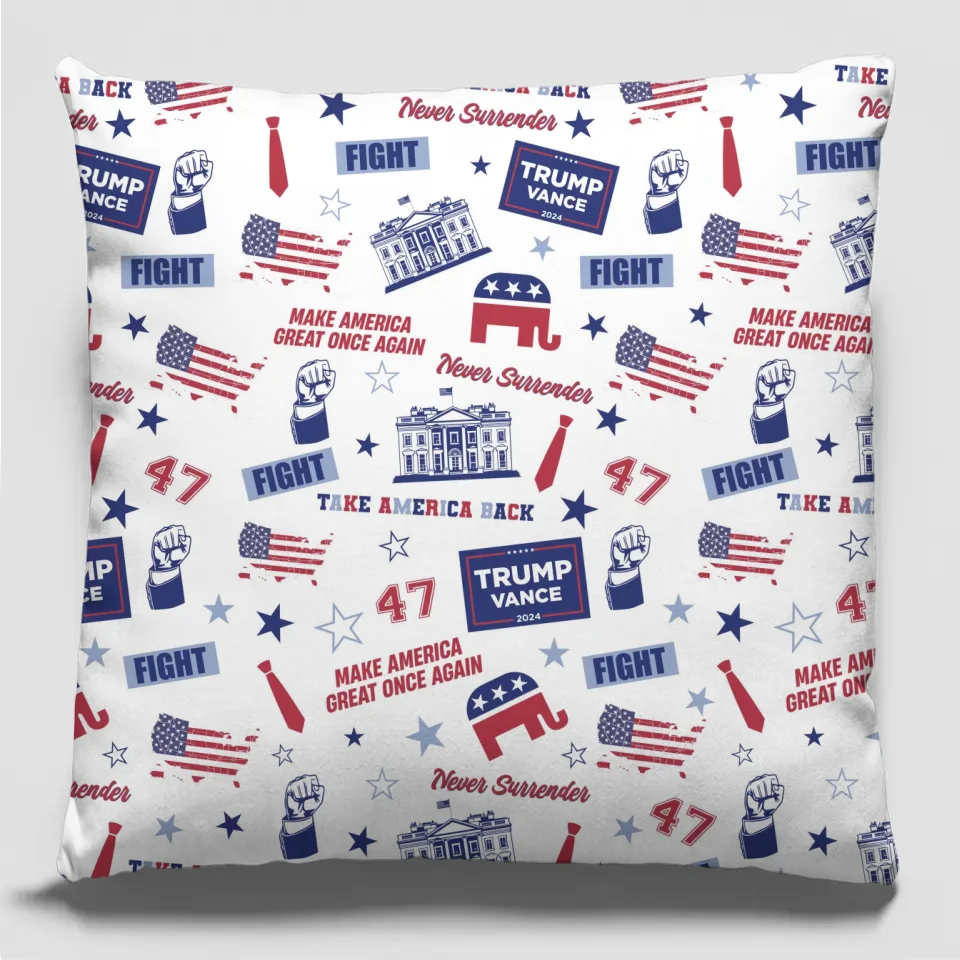 Bold Leadership Greater Than Ever - US Election Pillow