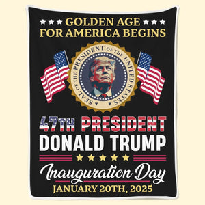 Golden Age For America Begins - US Election Blanket