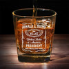 New America, Greater And Stronger - US Election Square Whiskey Glass - Gift For Conservative Supporters