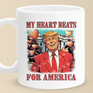 Wanna Celebrate Valentine's Day With You - US Election Mug - Gift For Conservative Supporters