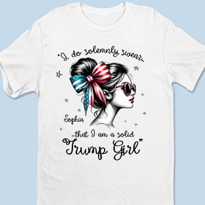 I, Do Solemnly Swear That I'm A Red-Wave Girl - US Election Unisex T-shirt, Premium T-shirt, Hoodie - Gift For Best Friends, BFF, Sisters