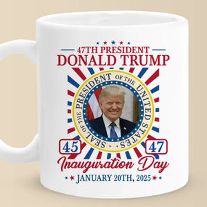 Sip In Style As We Move Forward - US Election Mug - Gift For Conservative Supporters