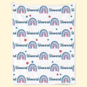 A Cozy Gift For Future Leaders And Patriots - US Election Blanket - Gift For Conservative Supporters, Baby Kids, Newborn Baby