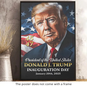 The One Who Turns Promises Into Action - US Patriotic Pride Vertical Poster - Gift For Conservative Supporters