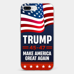 A Fresh Start For All Americans - US Patriotic Pride Clear Phone Case