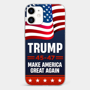 A Fresh Start For All Americans - US Patriotic Pride Clear Phone Case