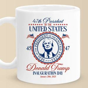 Enjoy The Big Day With Every Sip - US Patriotic Pride Mug - Gift For Conservative Supporters