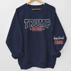 Stronger And More Powerful, That's Our New President - US Patriotic Pride Full Embroidered Sweatshirt